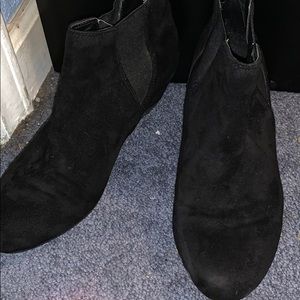 Black ankle booties